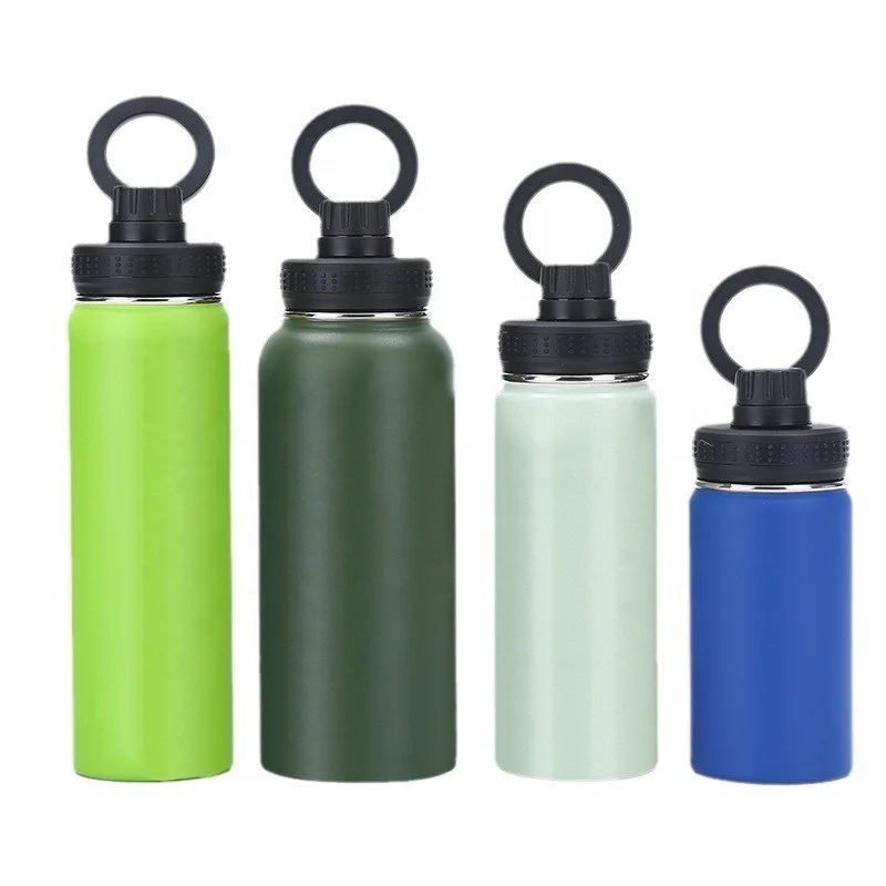 Multifunctional 350ML-1L Insulated Stainless Steel Thermos Magnet Water Bottle with Magnetic Phone Holder for iPhone