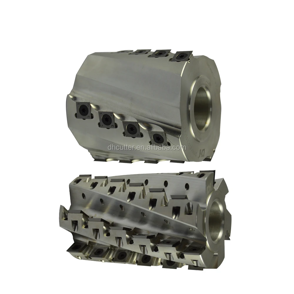 Planer Replacement Helical Cutter Head Wood Shaper Moulder Spindle Spiral Cutter