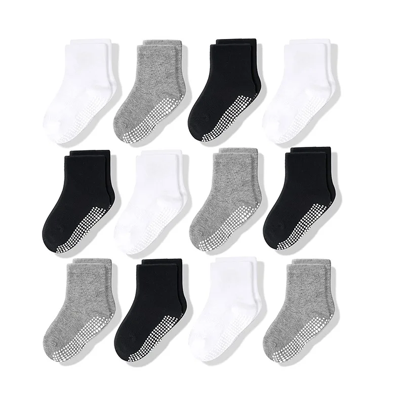 Wholesale High Quality Soft Breathable Anti-slip Cotton Kids Custom Print Socks For Baby