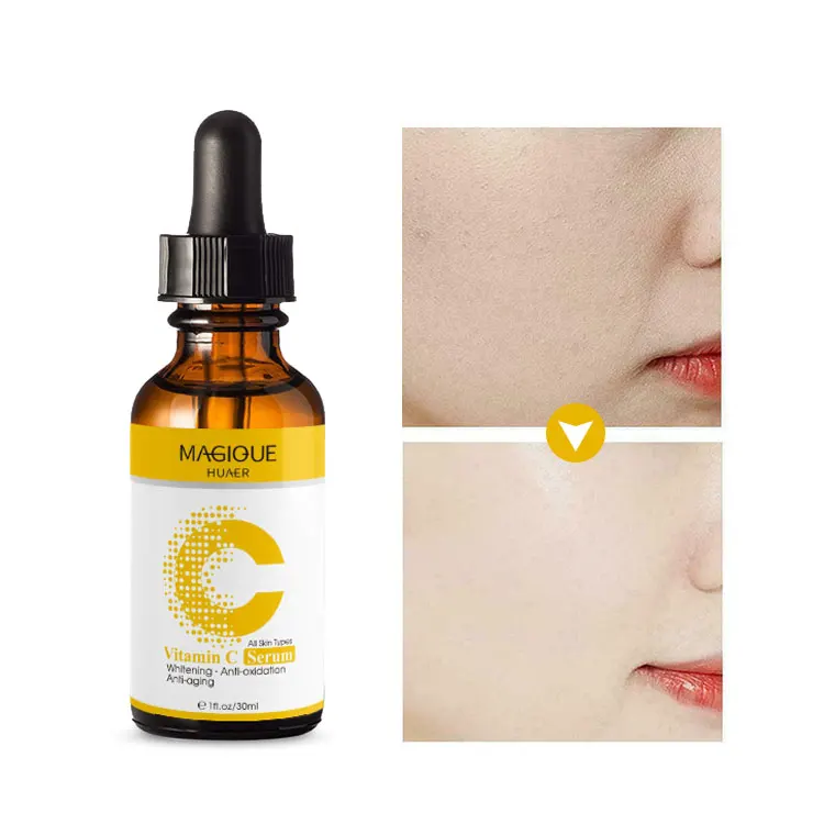 Private Labeling Facial Skin Care Antioxidant Anti Aging Whitening Face Vitamin C Serum