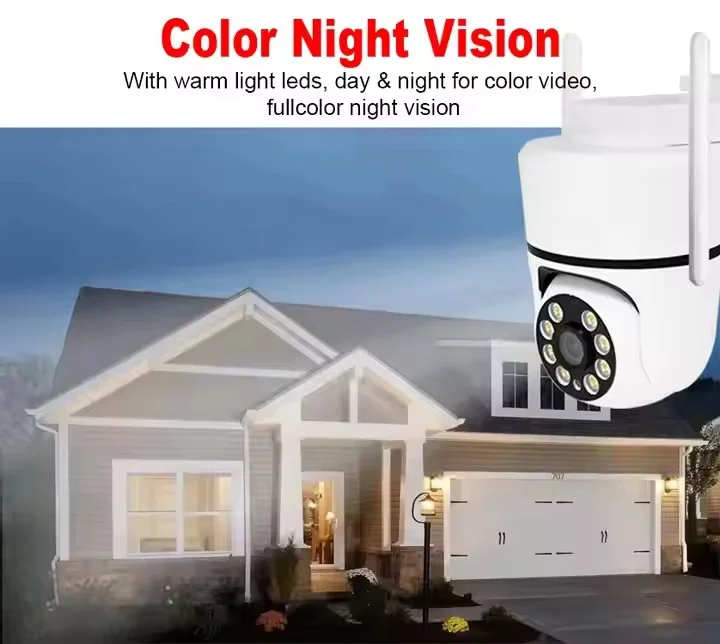 5MP CCTV KIT with screen ,2 Gun type and 2 Cloud billiard machine  WIFI wireless security camera