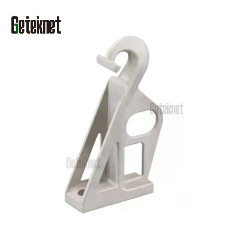 Geteknet Fiber optic cable tension wire fixing Stainless steel diecasting anchoring clamp suspension Clamp