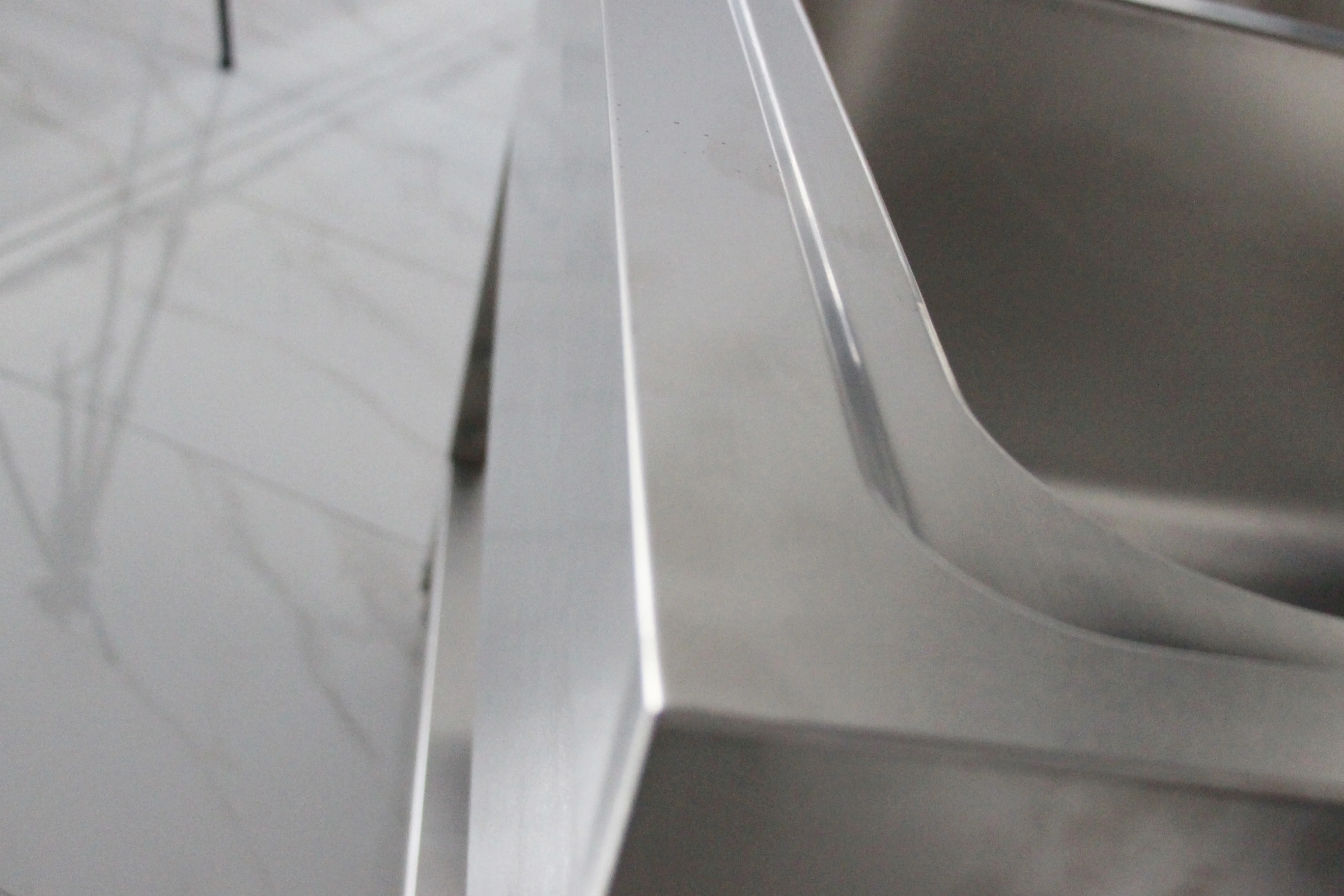 Commercial Restaurant Kitchen Washing Sink Table With Right Drainboard/Assembly Kitchen Corner Sink Table