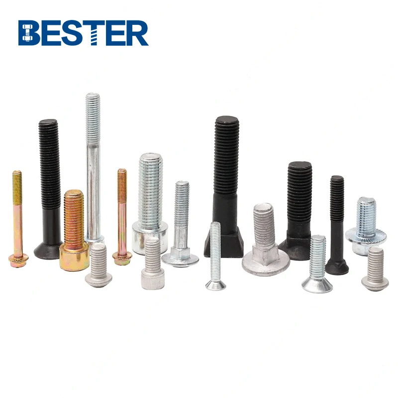 China Factory ANSI ASME B18.2.1 Hex Bolt Grade 2 5 8 A10 Inch carbon steel Hexagon Bolt and Nuts Extra Long Hex cap Bolt and nut
