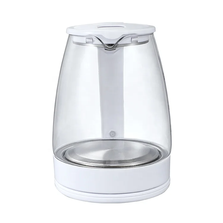 Yousdas hot water kettles clear glass bottle body chinese electric tea kettle and pot 1.8l stainless steel
