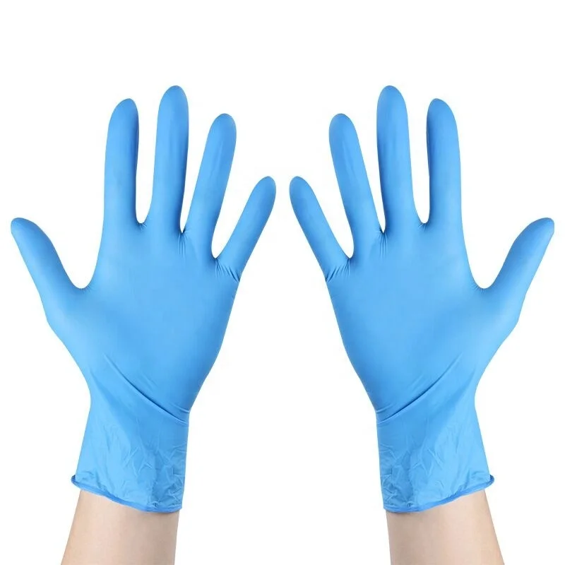 Powder Free Disposables Food Grade Surgic Medic Pvc Vinyl Blue Black Tattoo Nitrile Gloves