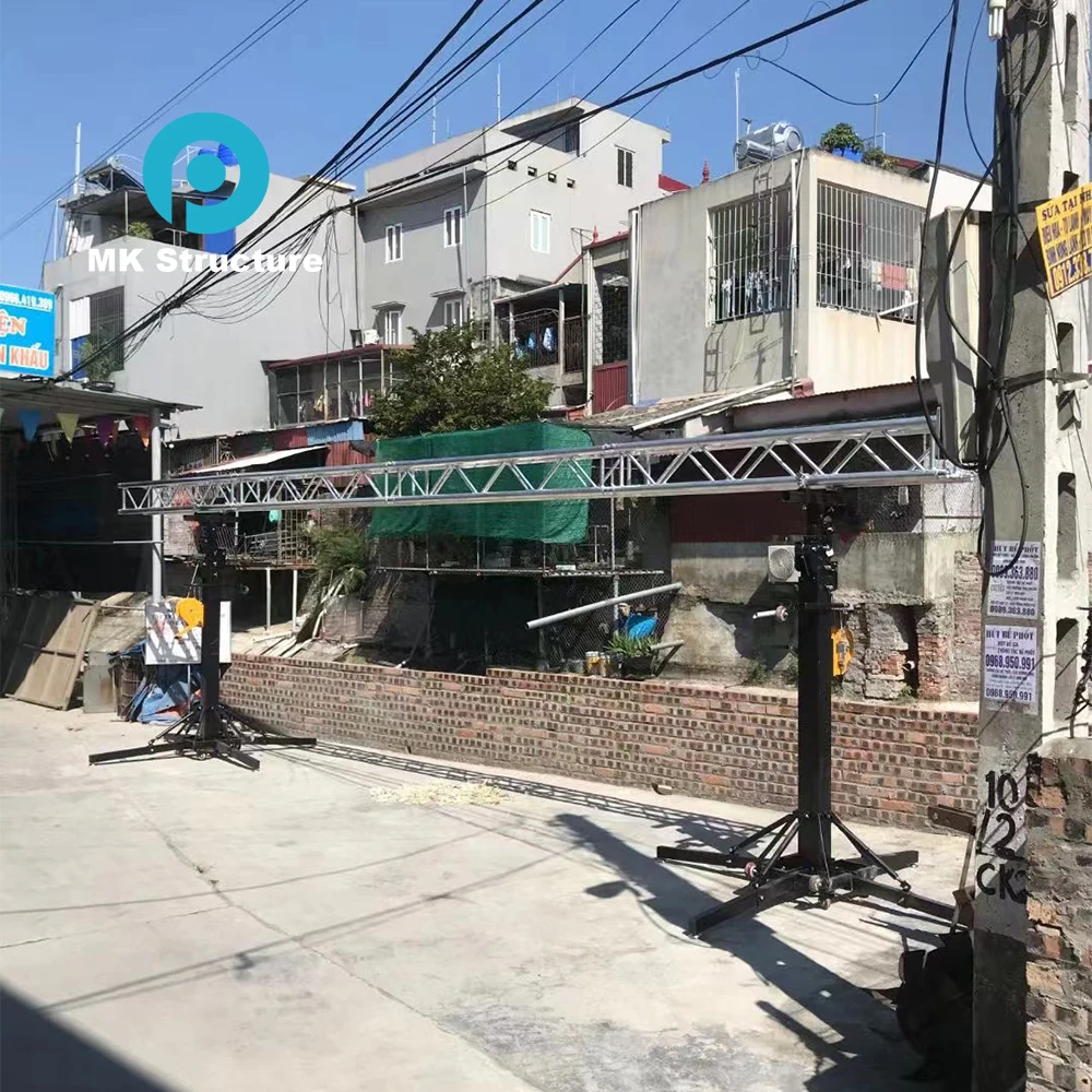 MK Structure Lighting Truss Lift Tower Line Array Crank Speaker Tower