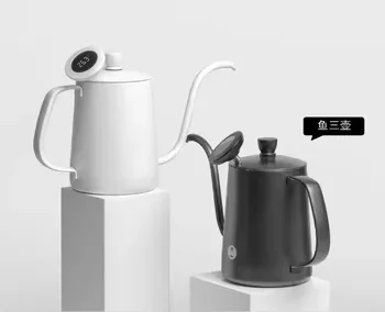 black & white color Timemore small T digital display electronic coffee thermometer