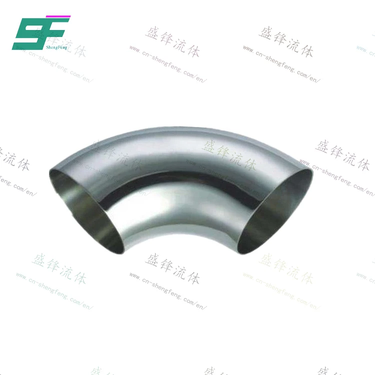 ShengFeng L2KS Weld Ends 45 Degree Sanitary Long Elbow