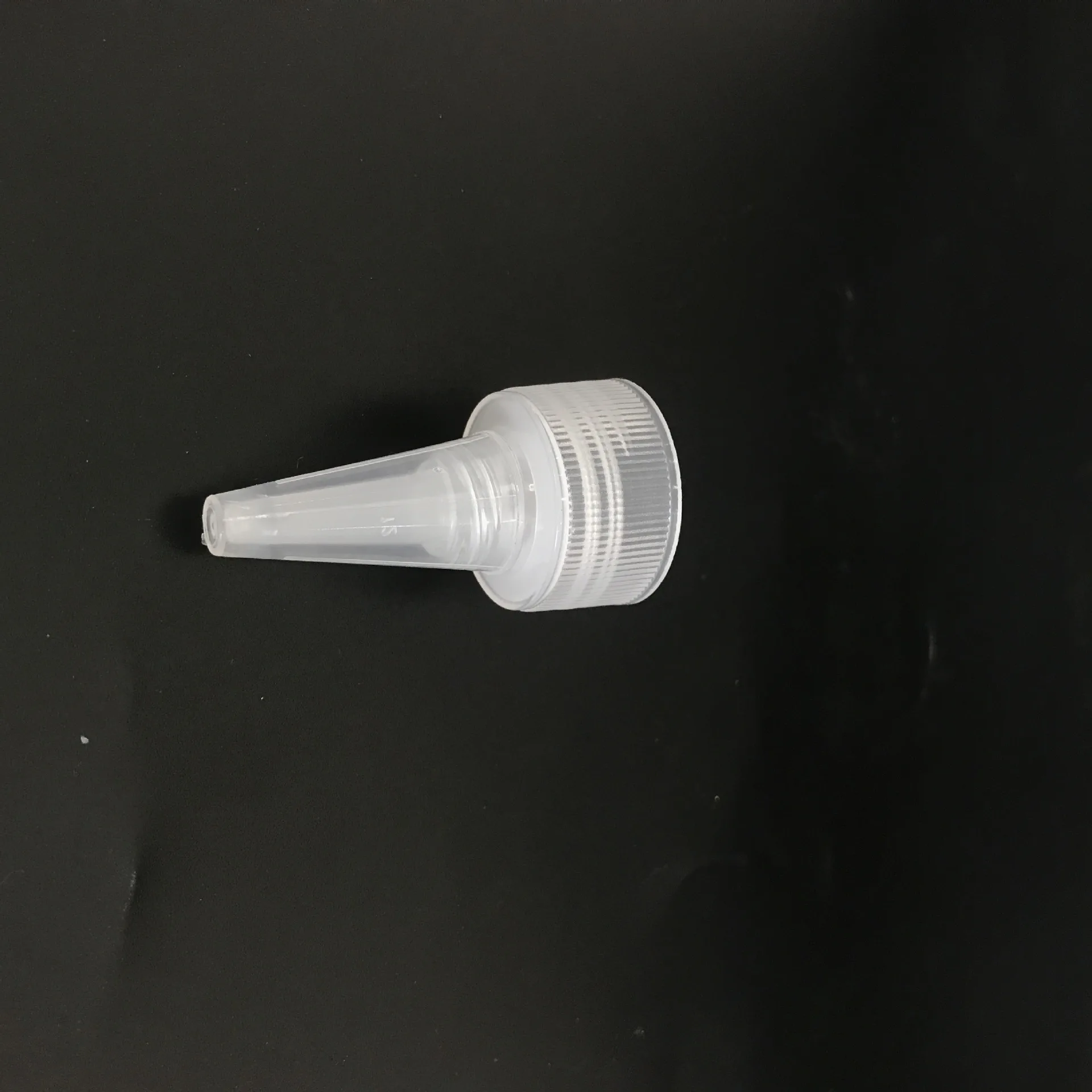 500ml transparent tip extruded water color paint clear plastic round bottle with lid