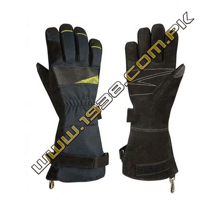 PROTECTIVE Sydney Gloves Fire Protection Fire Proof Fireman Uniform Nomex Protective Leather Gloves From Pakistan