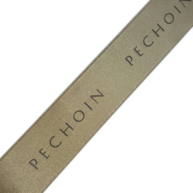 
Hot sale fashion 2cm gold double faced ribbon Gold ribbon printed with gold word ribbon for packaging factory direct sale 