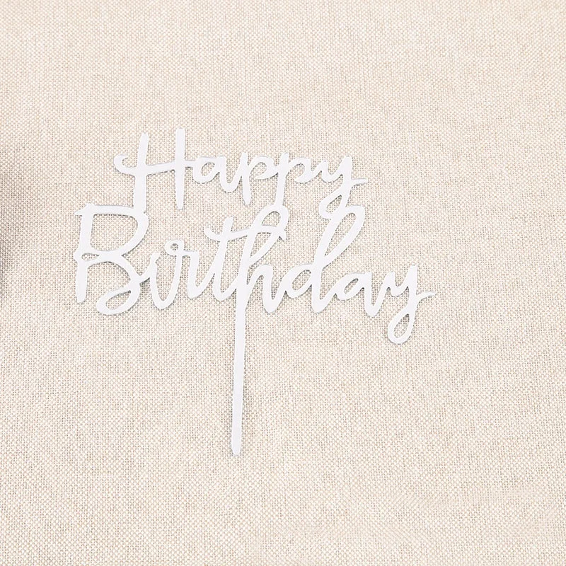 Cake Decoration Party Supplies Gold Birthday Cake Topper Decoration