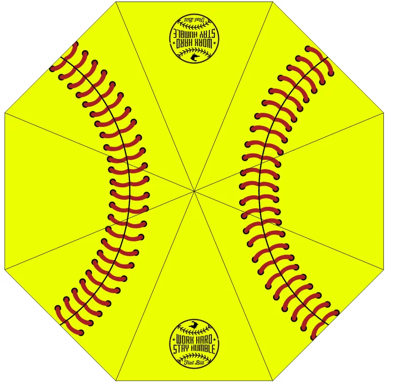 Custom logo printing personalised golf umbrella softball umbrella