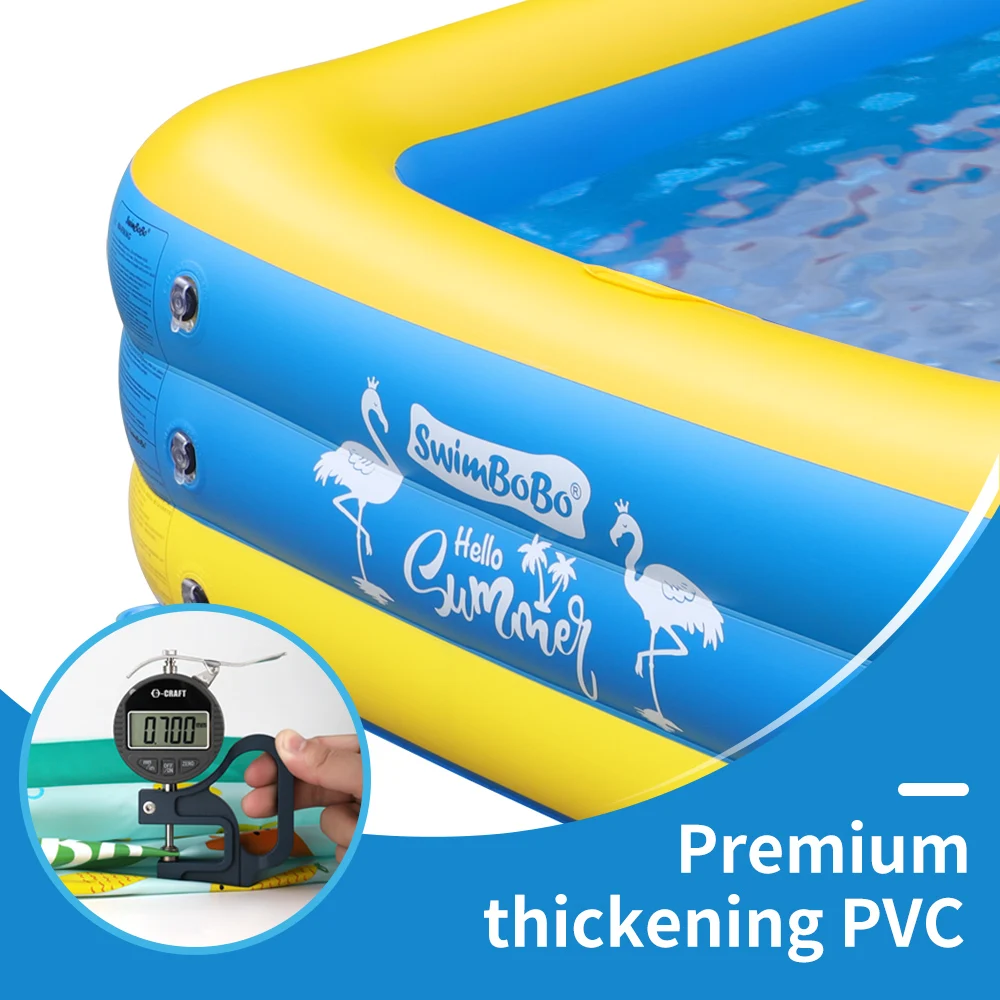 Swimbobo Good Quality Baby Leisure Inflatable Swimming Pool Kids PVC Swim Pools Family Accessories For Summer Outdoor