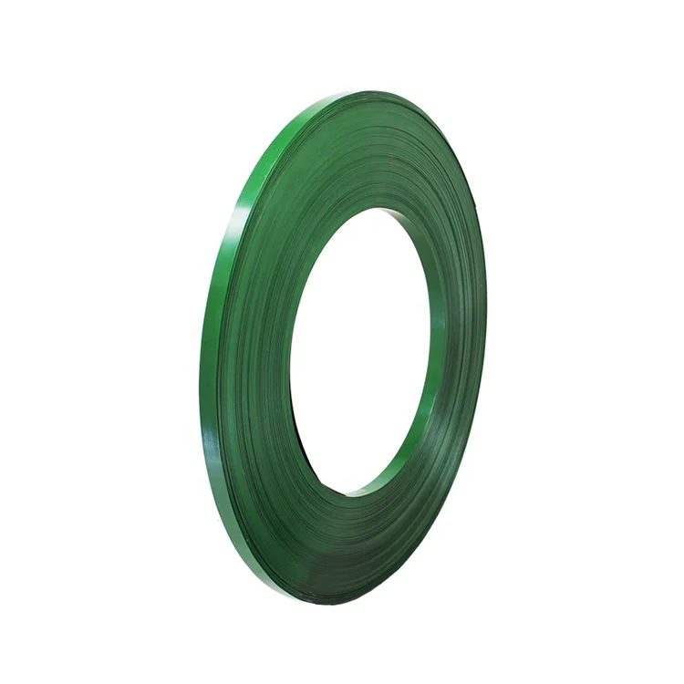 Fashion Promotional Green Painted Steel Strap Metal Pallet Strapping Banding Steel Strap 16mm&19mm