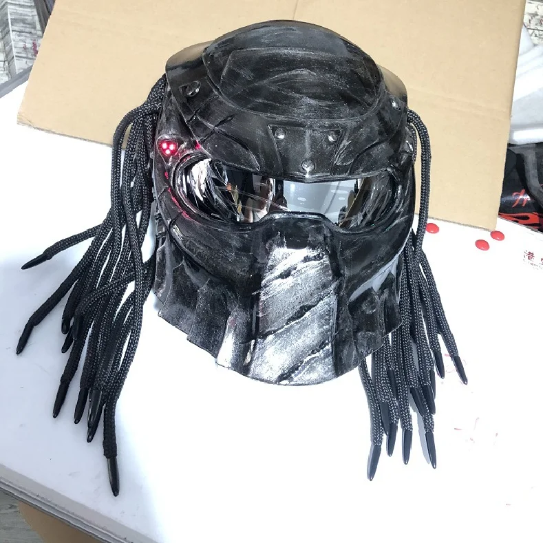 Motorcycle Full Helmet predator Outdoor Helmets predator alien Sports Car Cool Motorcycle Helmet