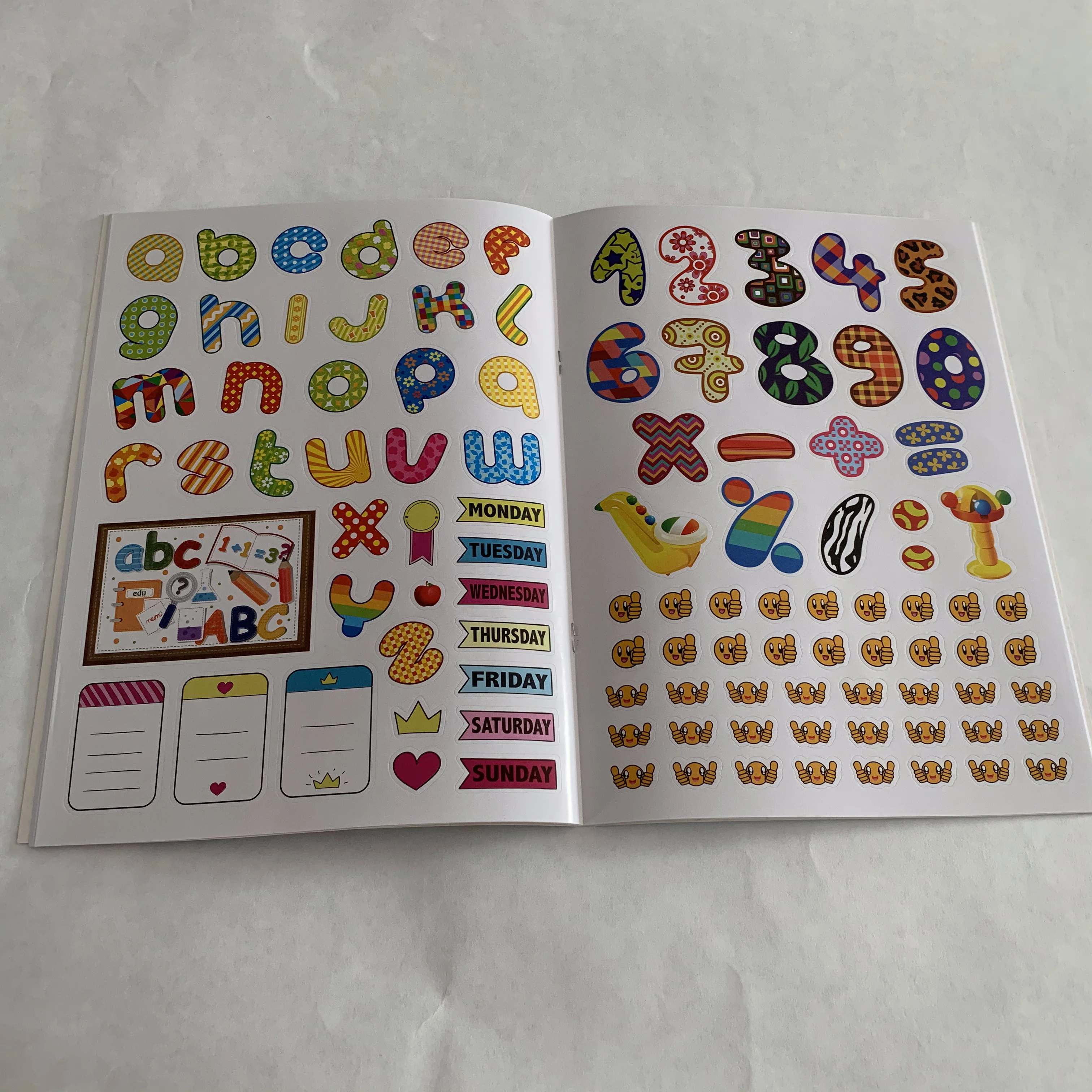 Wholesale Custom Educational Coloring Drawing Activity For Preschooler Kids Children Printing Cartoon Sticker Book