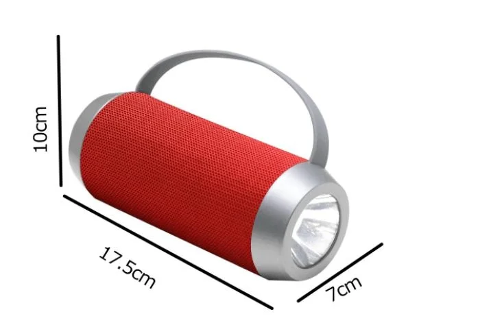 Small portable radio with LED lights and Small BT speaker FM Radio
