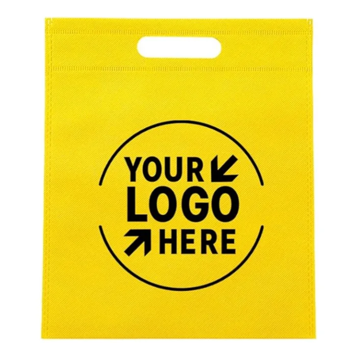 Eco Friendly Biodegradable Custom Die Cut Bag Polypropylene Die Cut Bag Non Woven Die Cut Bag Non Woven Fabric Shopping Packing
