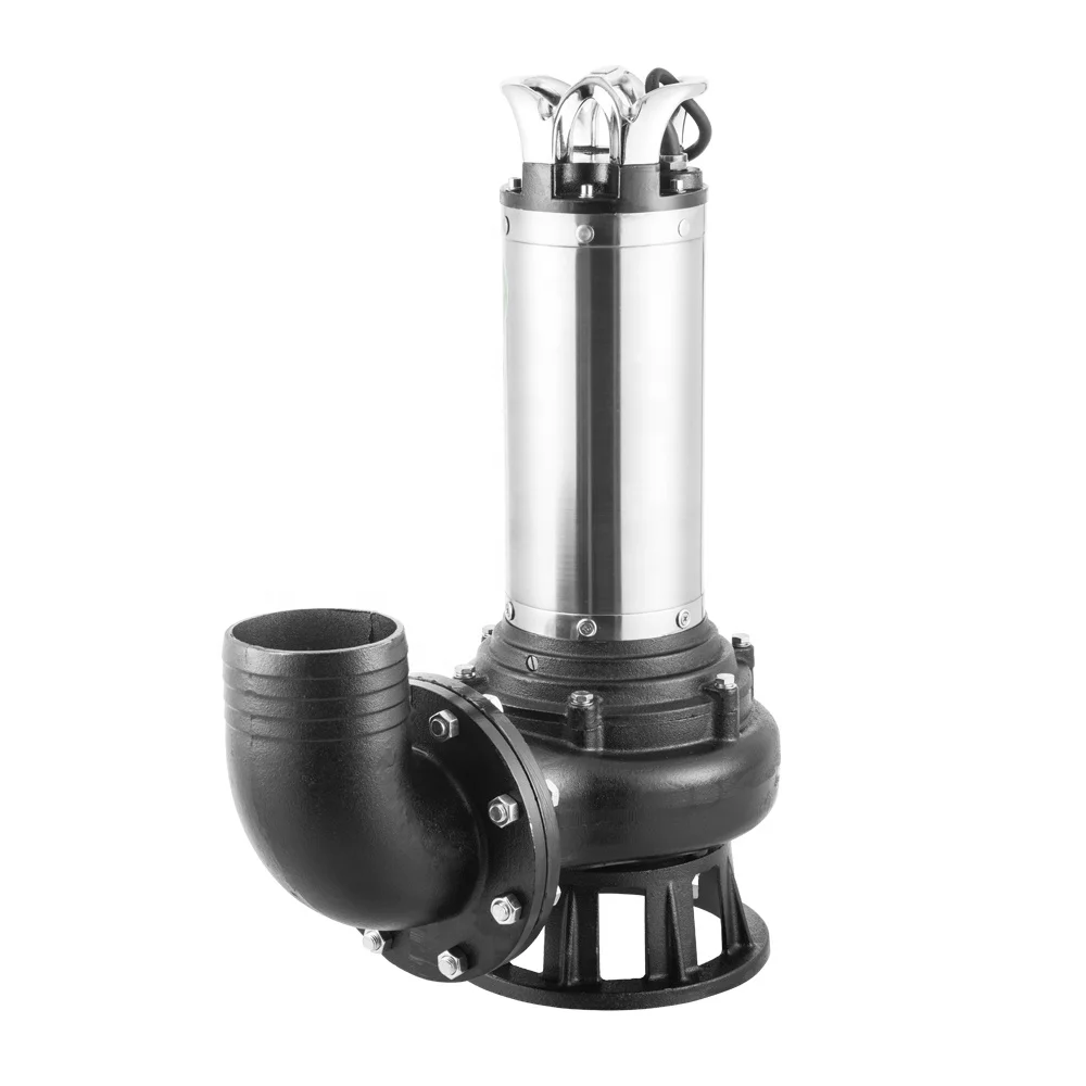 WQ Waste Dirty Water Pumps Grinder Dewatering Centrifugal Submersible Sewage Pump