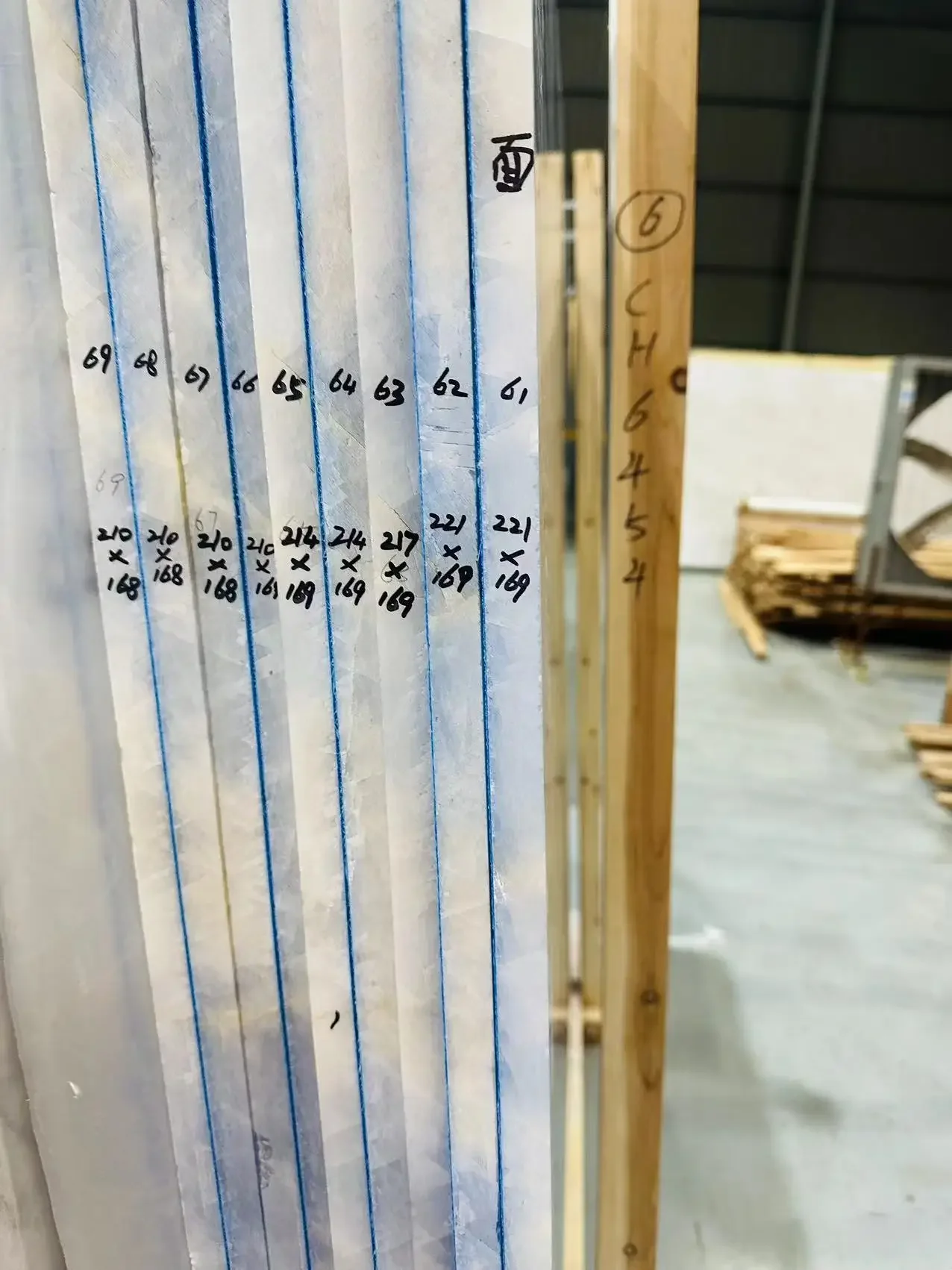 New Arrival House Decoration Real Transparent Blue Onyx Stone for Floor and Wall Tile