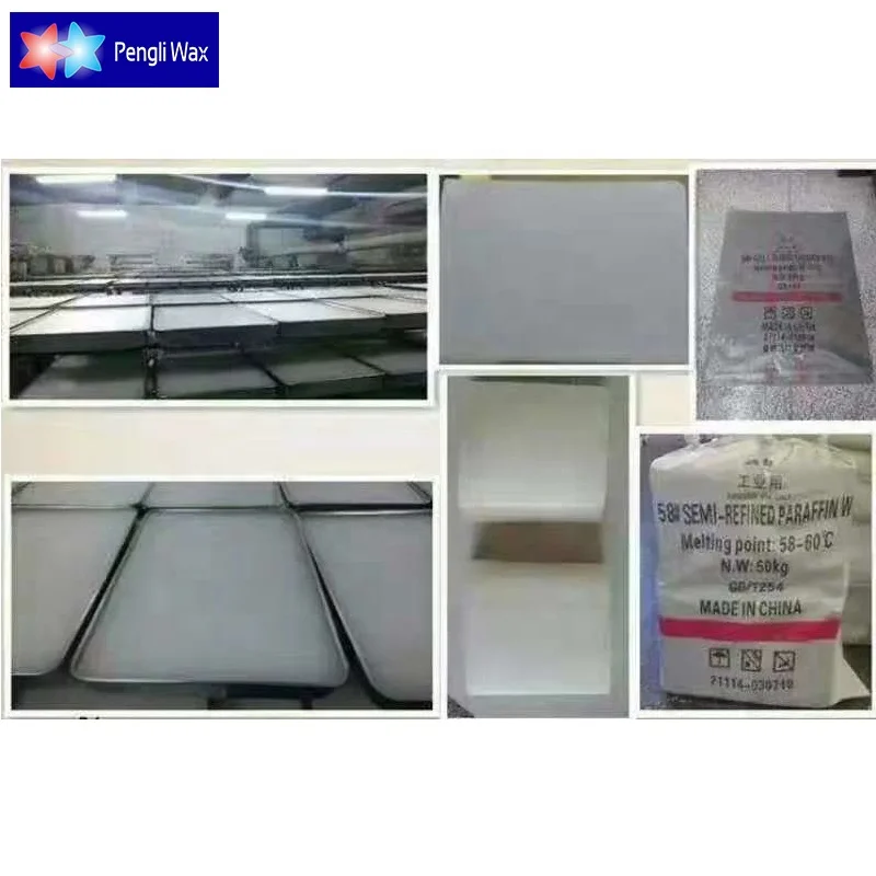 Petrochina Kunlun Pengli factory cheap price paraffin wax 58-60 fully refined wax for candle making