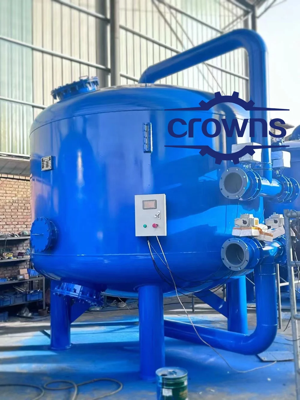 Industrial Multimedia Filter 1400mm Diameter Big Automatic Backwash Sand Charcoal Gravel Water Filter