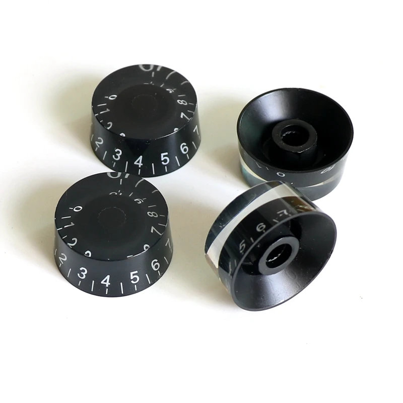 Black LP Speed Guitar Knobs For Tone Volume Control To Electric guitar spare parts online shopping store