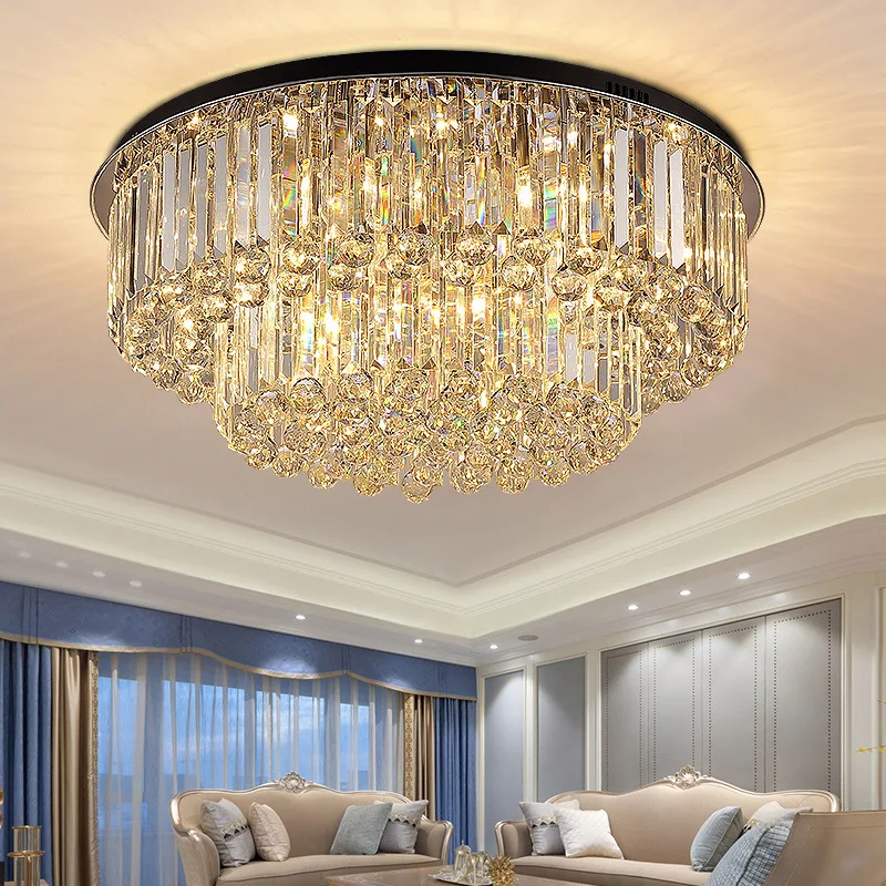 JYLIGHTING  crystal celling light bedroom ceiling lamp luxury crystal led ceiling lamp