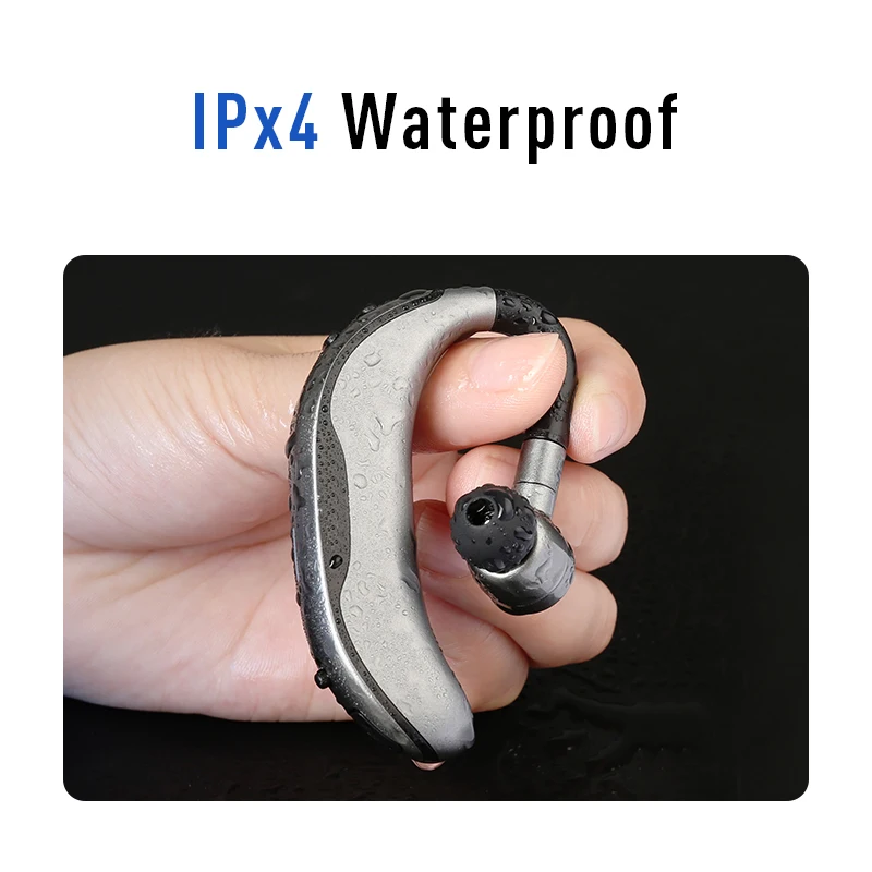 F600 долгого ожидания автомобильный вкладыши беспроводные наушники вкладыши на одной стороне шум гарнитура IPX-4 наушники