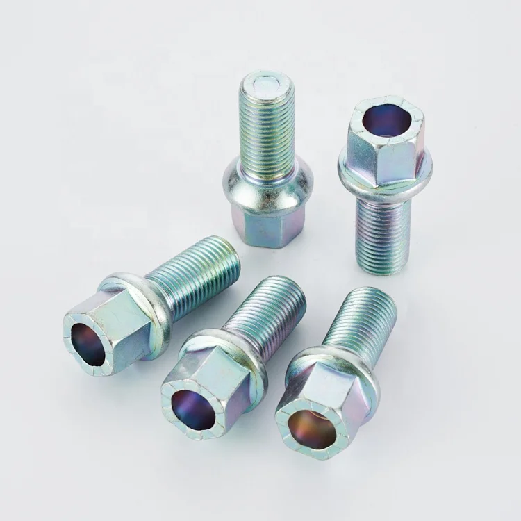 Small wholesale  M14*1.5 high quality steel belt pad wheel bolts suitable  car wheel bolts fasteners bolts nuts