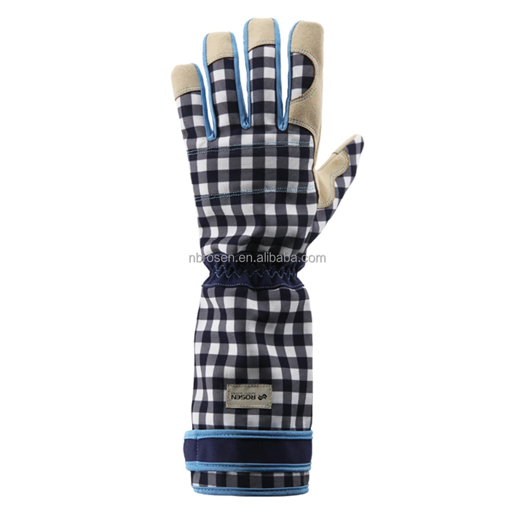 Work Gauntlets Gardening Gloves Long Sleeves Puncture Resistant Rose Outdoor Pruning Planting Thorn Proof Leather Women Level 1