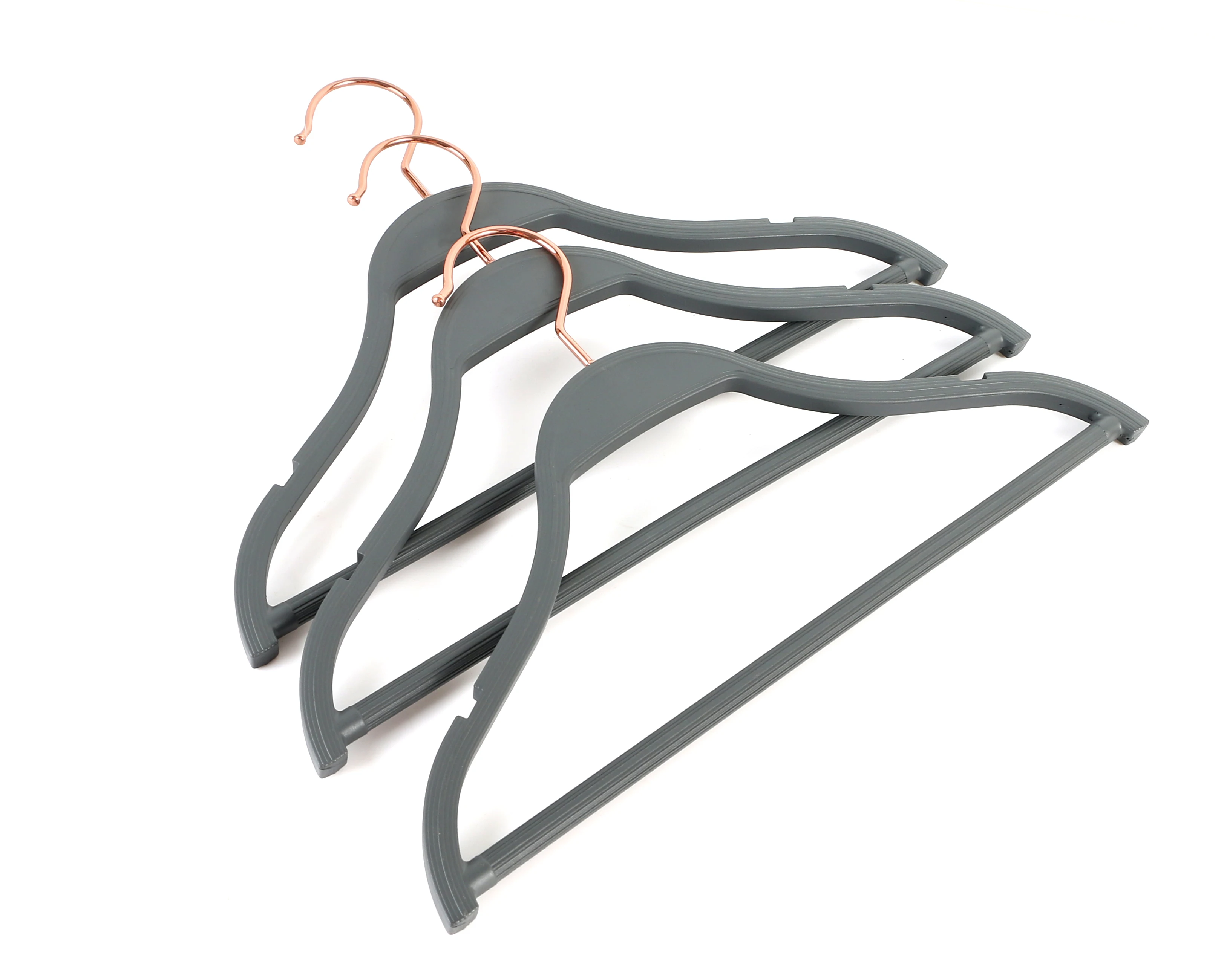 Hot sale customize logo fast fashion  store  plastic coat hangers kids clothing