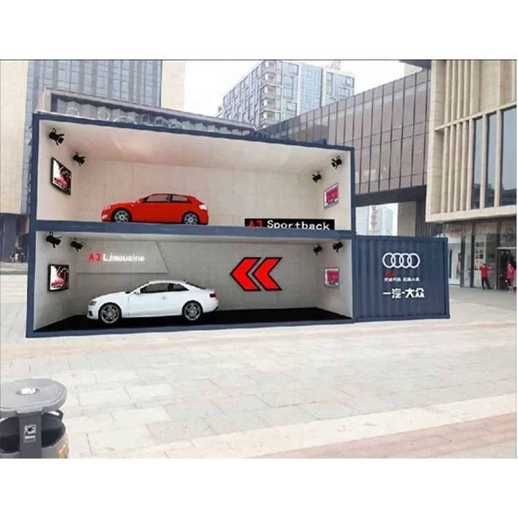 Professional Custom Design Shipping Container Showroom Modification Container Car Showroom For Sale
