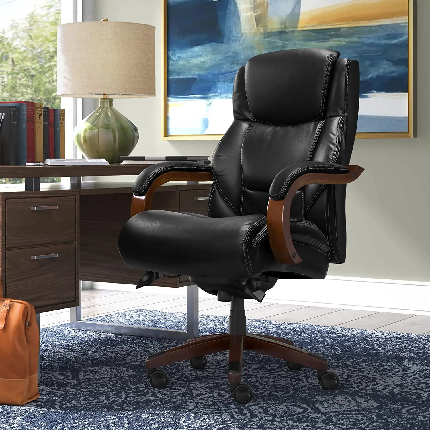 China Manufacture Manager Leather Swivel Executive Office Chair For Office Furniture