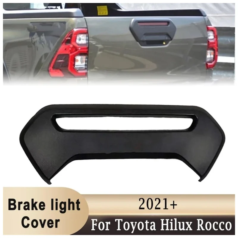 Car Rear ABS Tailgate Cover Tailgate Plate Cover Car Styling Auto Accessories for Toyota Hilux Revo Rocco 2021 2022