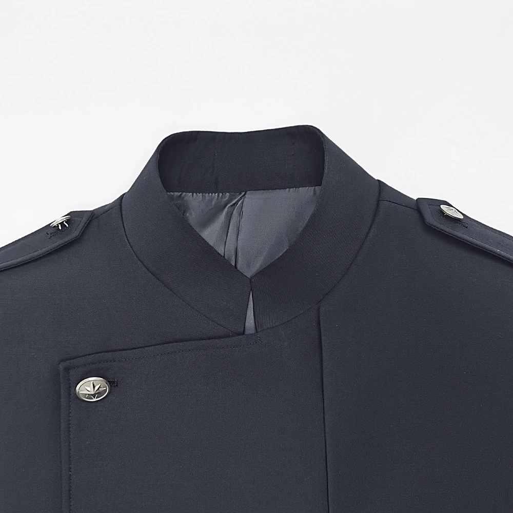 Custom Security Guard Duty uniform Blazer Long-sleeved Jacket royal Guard Property Patrol Black Security Jacket