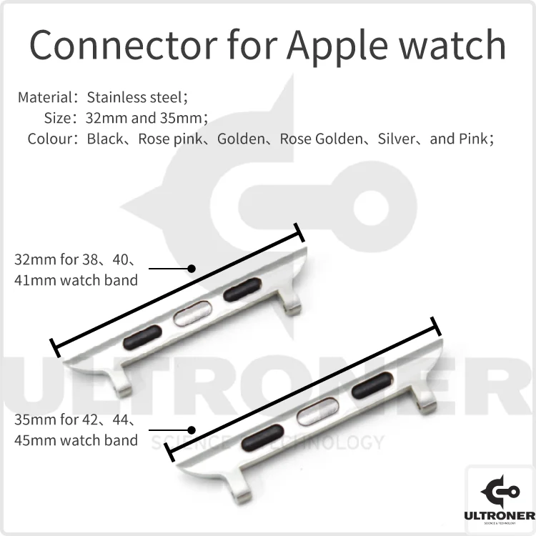 Replacement accessories for iWatch Connector For Apple Watch band