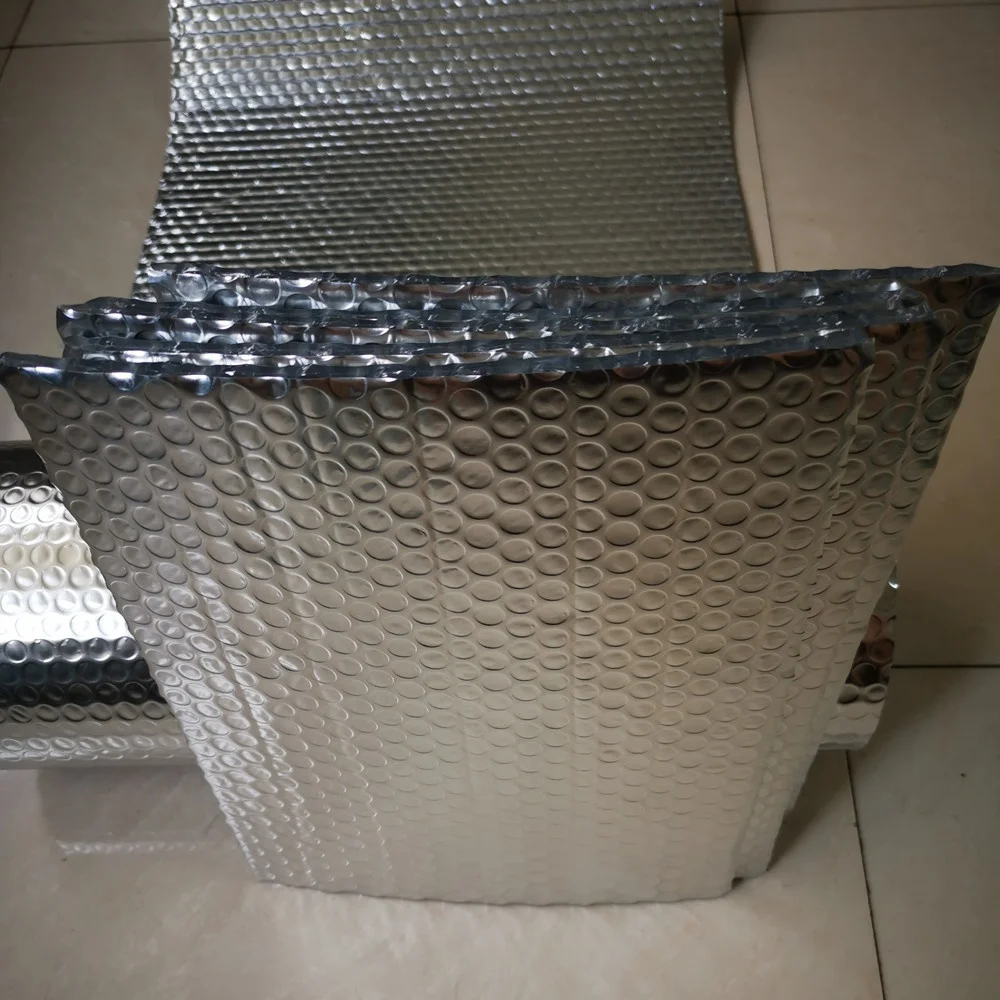 fireproof roofing material bubble foil thermal insulation materials foil wrap bubble heat insulator