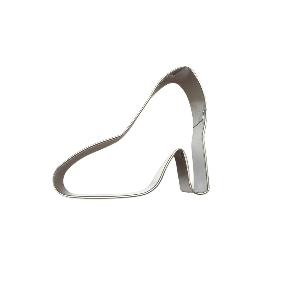 Metal Custom Stainless steel High Heels Cookie Cutter Mold