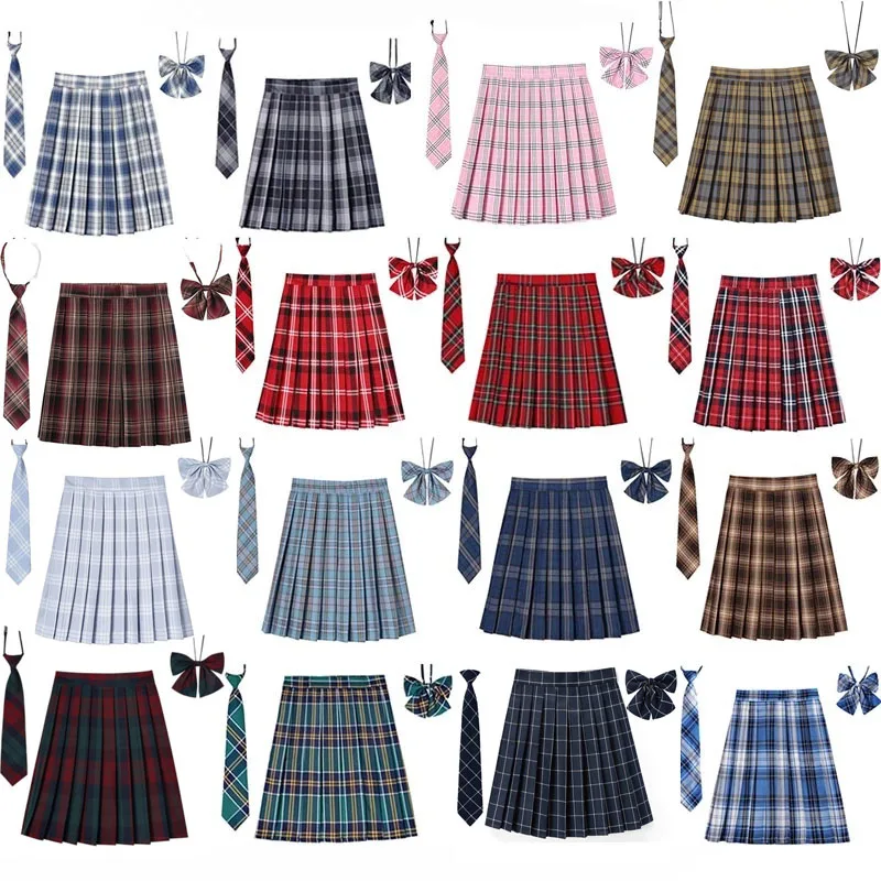 Manufacturer OEM Polyester Japanese JK uniform suit plaid skirt fabric yarn dyed flannel custom plaid fabric