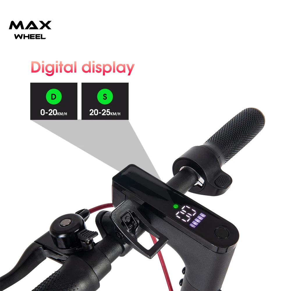 Maxwheel E9 модель распродажа Новое поступление складной 2-х колесный дешевый 350 Вт моторный самокат электрический для