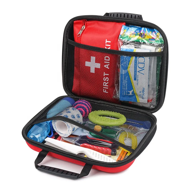 Custom Portable Pet First Aid Kit with Tick Remover and Medical Supplies