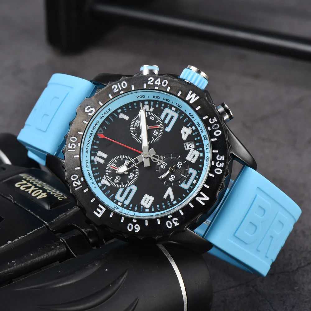 2023 New Design Wholesale Original Brand Endurance Pro Chronograph Multi-functional Professional Silicone Strap Quartz Men Watch