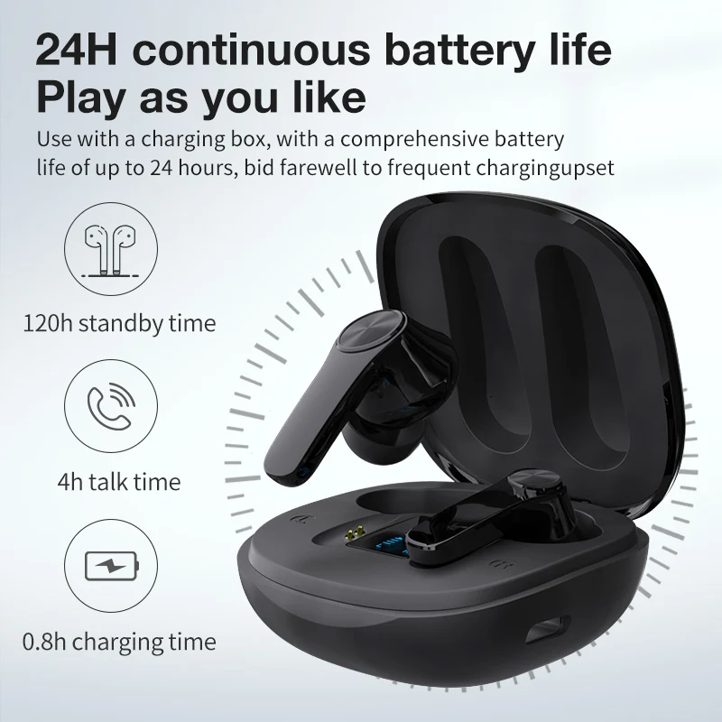 TWS Wireless Headphones Charging Box 9D Stereo Sports Waterproof Wireless Earphones With Microphone for Phone
