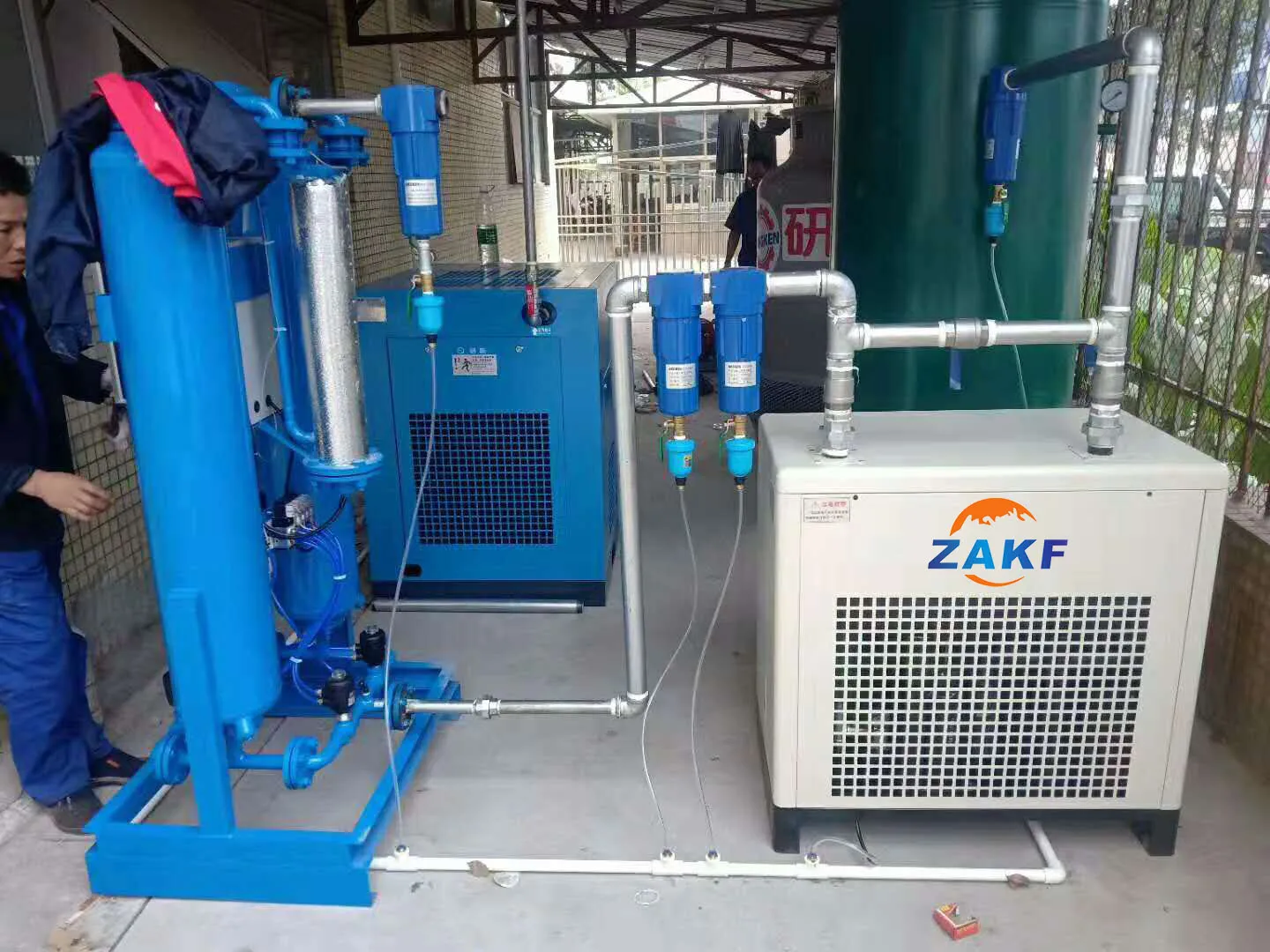 
390CFM 100HP Freeze Drying Machine Compressed Air Refrigeration Equipment Dryer 