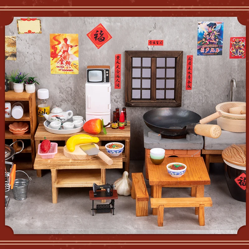 Kids Simulation kitchen toy funny Pretend Play Set children wooden toys