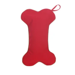 Оптовая продажа, новый дизайн, рождественские украшения, холщовые мешковины для собак