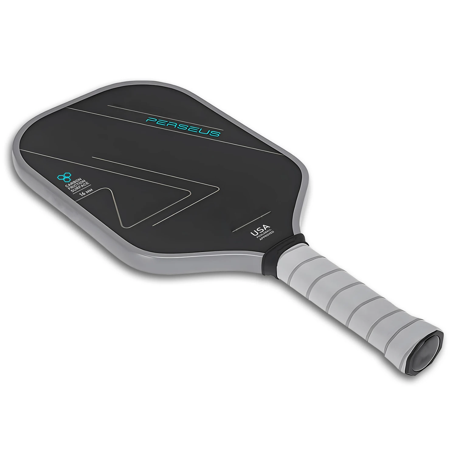 New Usapa Approved 16mm T700 Raw Carbon Fiber Surface Thermoformed PickleBall Paddle Elongated Handle Paddle Racket